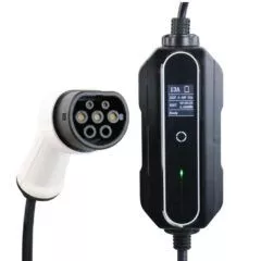The portable dc charger for EV is easy to use and provides protection