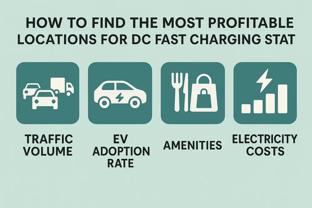 How to Find the Most Profitable Locations for DC Fast Charging Stations